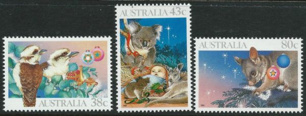 AUSTRALIA - 1990 'CHRISTMAS' Set of 3 MNH [B0637]