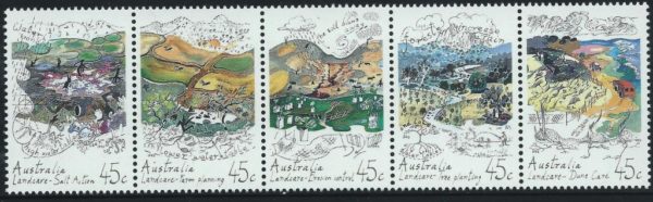 AUSTRALIA - 1992 'LANDCARE' Strip of 5 MNH [B6542]