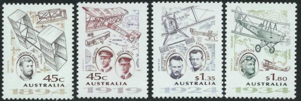 AUSTRALIA - 1994 'AVIATION FEATS' Set of 4 MNH [E6261]