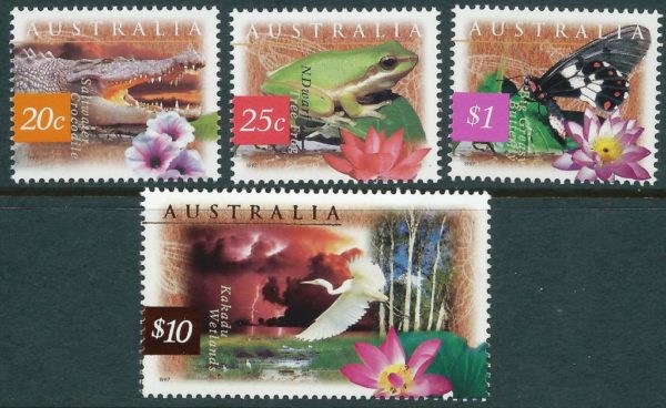 AUSTRALIA - 1997 'NATURE OF AUSTRALIA - Wetlands' Set of 4 MNH [E6550]