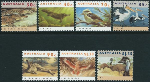 AUSTRALIA - 1994 'AUSTRALIAN WILDLIFE' Set of 7 MNH [D3689]