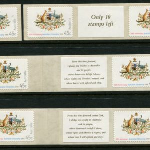 AUSTRALIA - 1999 '50th ANNIVERSARY OF CITIZENSHIP' Self Adhesive Collector Set Mint [E4414]