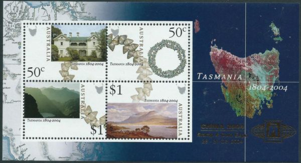 AUSTRALIA - 2004 'TASMANIA BICENTENARY' Beijing Overprint MNH [E9054]