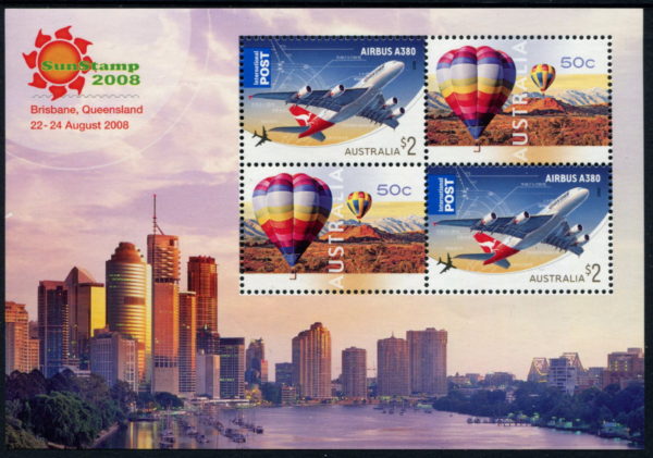 AUSTRALIA - 2008 'SUNSTAMP '08' Miniature Sheet MNH [E9021]