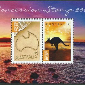 AUSTRALIA - 2014 'AUSTRALIAN CONCESSION STAMPS' Miniature Sheet MNH [F1270]