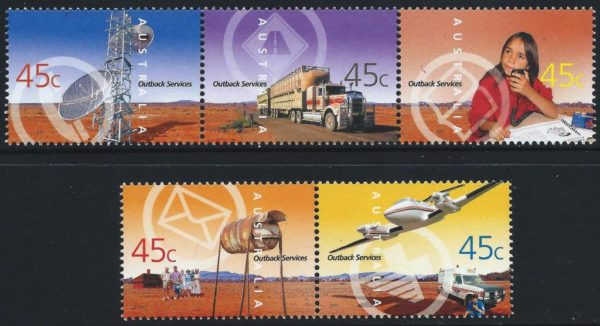 AUSTRALIA - 2001 'OUTBACK SERVICES' Set of 5 MNH [E7832]