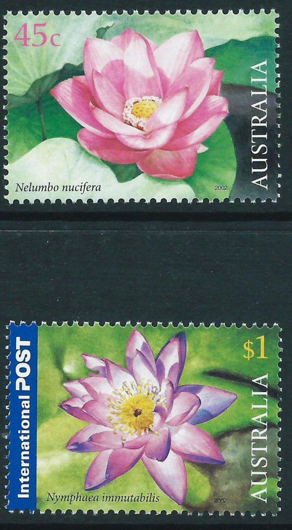 AUSTRALIA - 2002 'LILLIES' Joint Issue with Thailand pair MNH [E8565]