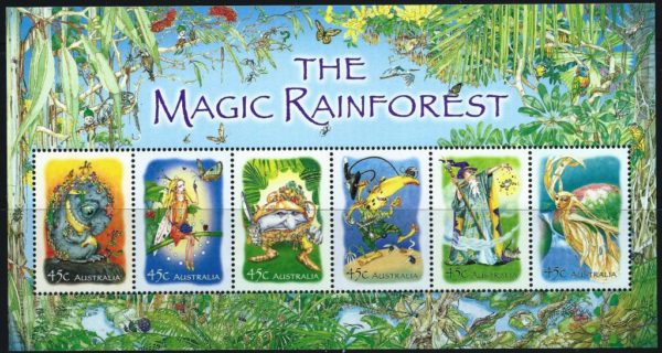 AUSTRALIA - 2002 'THE MAGIC RAINFOREST' Miniature Sheet MNH [B7079]