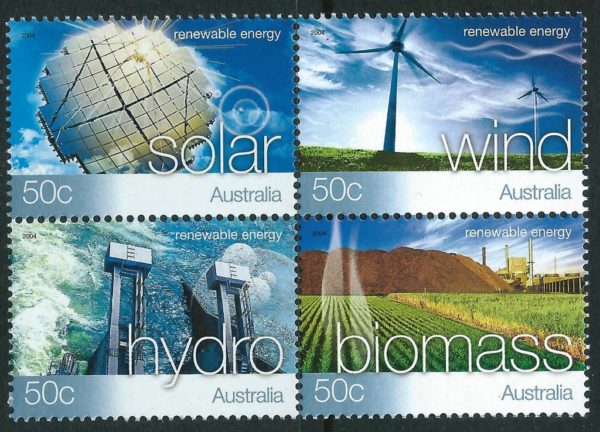 AUSTRALIA - 2004 'RENEWABLE ENERGY' Block of 4 MNH [E5872]