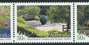 AUSTRALIA - 2007 'BOTANIC GARDENS' Strip of 5 MNH [F1225]