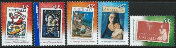 AUSTRALIA - 2007 'CHRISTMAS' Set of 5 MNH [B0632]