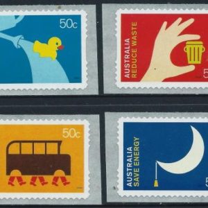 AUSTRALIA - 2008 'LIVING GREEN' Self Adhesive Set of 4 Mint [E9015]
