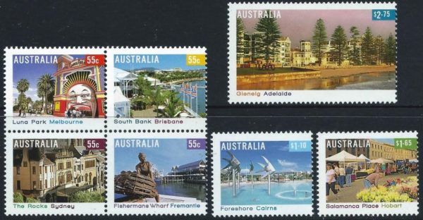 AUSTRALIA - 2008 'TOURIST PRECINCTS' Set of 7 MNH [B5654]