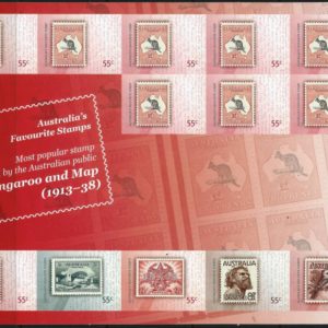 AUSTRALIA - 2009 'AUSTRALIA'S FAVOURITE STAMPS' Self Adhesive Sheetlet Mint [F1246]