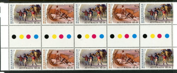 AUSTRALIA - 2010 'BURKE & WILLS' Gutter strip MNH [E4114]