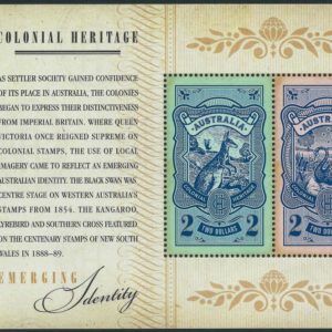 AUSTRALIA - 2011 'COLONIAL HERITAGE - EMERGING IDENTITY' Miniature Sheet MNH [A4230]