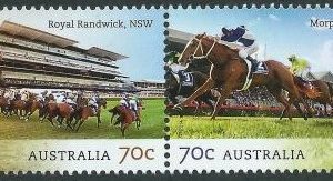AUSTRALIA - 2014 'AUSTRALIAN RACECOURSES' Strip of 4 MNH [8501]