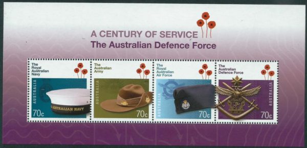 AUSTRALIA - 2014 'AUSTRALIAN DEFENCE FORCE' Miniature Sheet MNH [B8809]