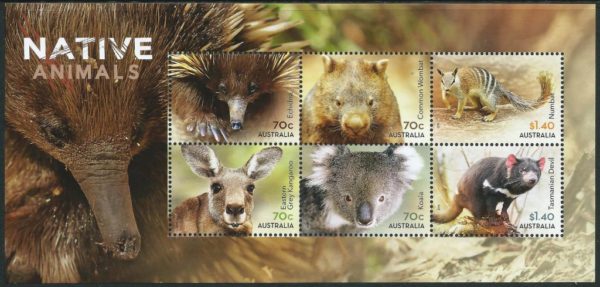 AUSTRALIA - 2015 'NATIVE AUSTRALIAN ANIMALS' Miniature Sheet MNH [B9549]
