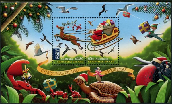 CHRISTMAS ISLAND - 2016 'CHRISTMAS' Miniature Sheet MNH [E7843]