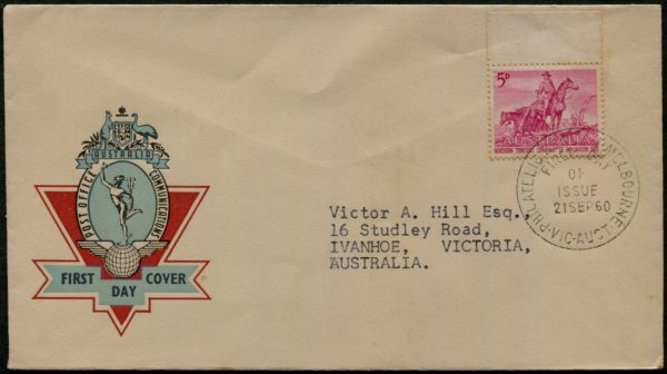 AUSTRALIA - 1960 'ANNIVERSARY OF GIRL GUIDES' HERMES First Day Cover [C0384]