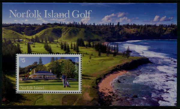 NORFOLK ISLAND - 2018 'NORFOLK ISLAND GOLF' Miniature Sheet MNH [D6502]