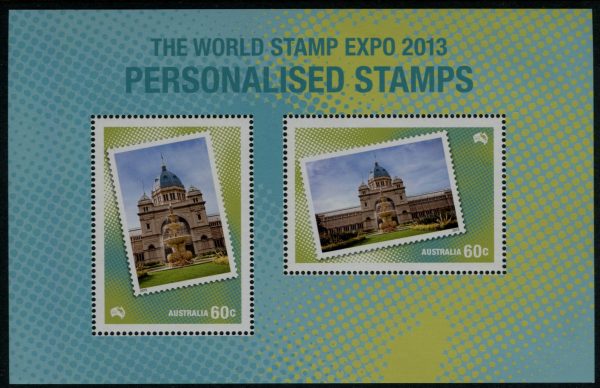 AUSTRALIA - 2013 'WORLD STAMP EXPO - Personalised Stamps' Miniature Sheet MNH [D8754]