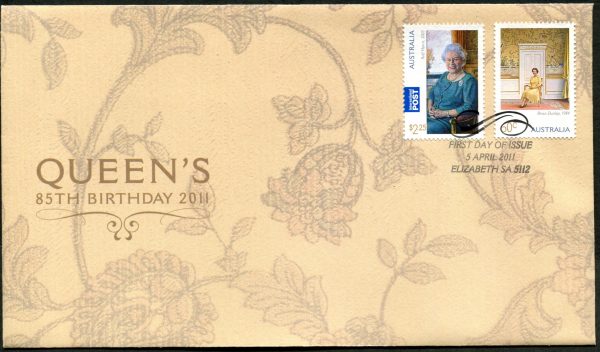 AUSTRALIA - 2011 QEII 85TH BIRTHDAY First Day Cover [C1312]