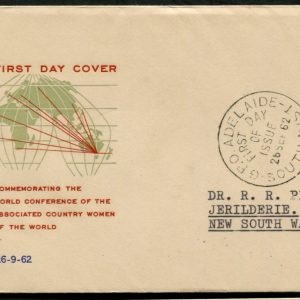 AUSTRALIA - 1962 'COUNTRY WOMEN CONFERENCE' WCS First Day Cover [C0956]