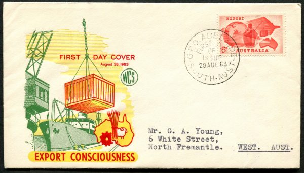 AUSTRALIA - 1963 'EXPORT CONSCIOUSNESS' WCS First Day Cover [C1752]
