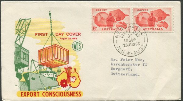 AUSTRALIA - 1963 'EXPORT CONSCIOUSNESS' WCS First Day Cover [C1841]