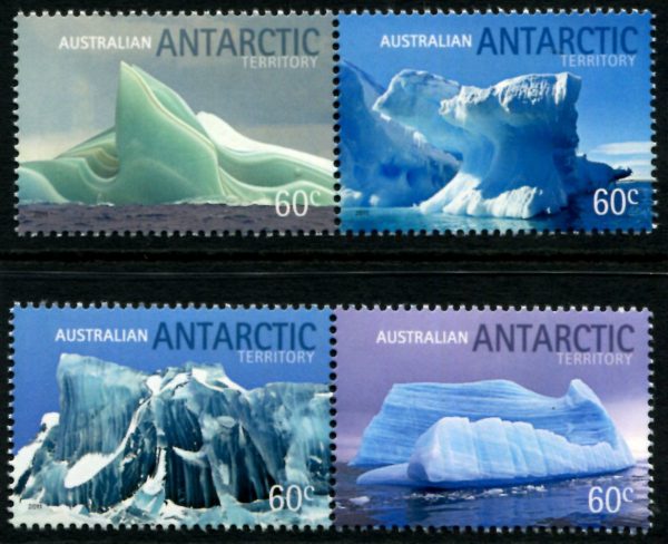 AAT - 2011 'LANDSCAPES - Icebergs' Set of 4 MNH [E0294]