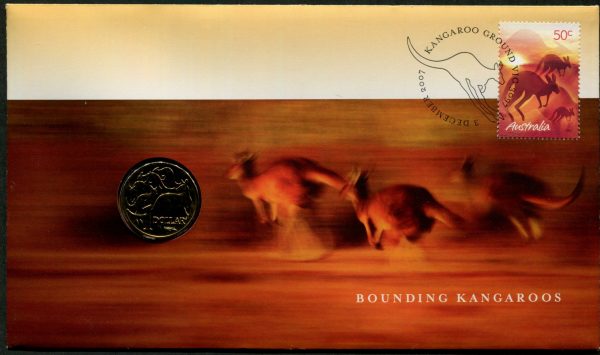 AUSTRALIA - 2007 'BOUNDING KANGAROO' PNC Ram $1 Coin [E7337]