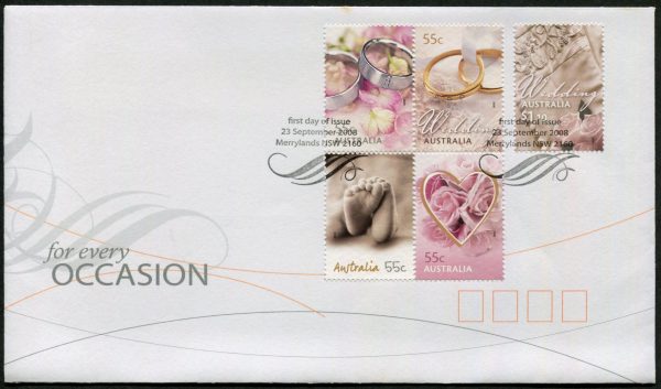 AUSTRALIA - 2008 'FOR EVERY OCCASION' First Day Cover [D8241]