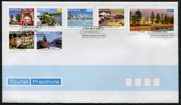 AUSTRALIA - 2008 'TOURIST PRECINCTS' First Day Cover [C1272]