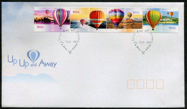 AUSTRALIA - 2008 'UP, UP AND AWAY' First Day Cover [C1266]