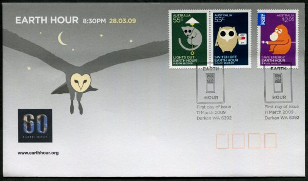 AUSTRALIA - 2009 'EARTH HOUR' First Day Cover [C1292]