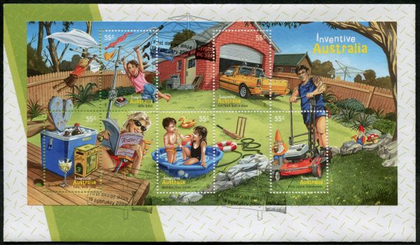 AUSTRALIA - 2009 'INVENTIVE AUSTRALIA' Miniature Sheet First Day Cover [C1290]