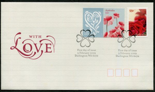 AUSTRALIA - 2009 'WITH LOVE' First Day Cover [C1286]