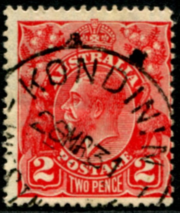 AUSTRALIA - 1930 KGV SM Wmk 2d 'RED' Die 3 SG99a FU Cv $3 [B2007]