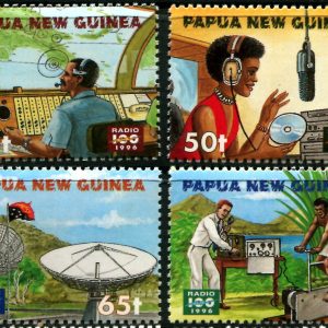 PAPUA NEW GUINEA - 1986 'CENTENARY OF RADIO' Set of 4 MNH [B1736]