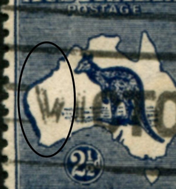 AUSTRALIA - 1915 ROO 3rd Wmk 2½d 'DEEP INDIGO' SG36 GU Cv $150 [B2593]