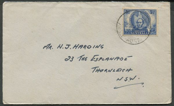 AUSTRALIA - 3½d 'BLUE' Mitchell's Exploration [C2515]