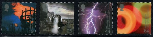 GREAT BRITAIN - 2000 'MILLENNIUM PROJECTS - FIRE & LIGHTS' 2nd Series Set of 4 MNH [D1490]