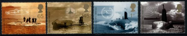 GREAT BRITAIN - 2001 'Centenary of Royal Navy Submarine Service' Set of 4 MNH [E4155]