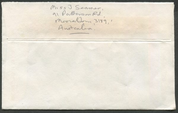 AUSTRALIA - 1985 90c 'Crocodile' on international cover to Finland  [C2821]