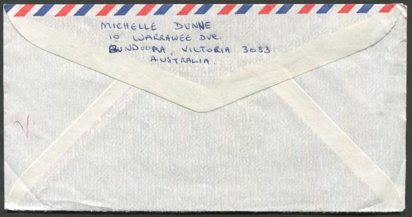 AUSTRALIA - 1986 90c 'Show Jumping' on international cover to Finland [C2822]
