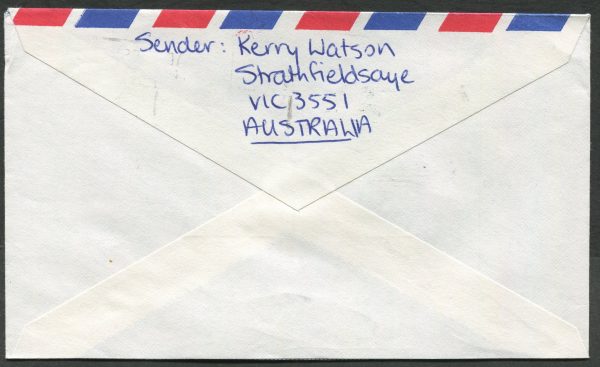AUSTRALIA - 1986 90c 'Show Jumping' on international cover to Finland [C2829]