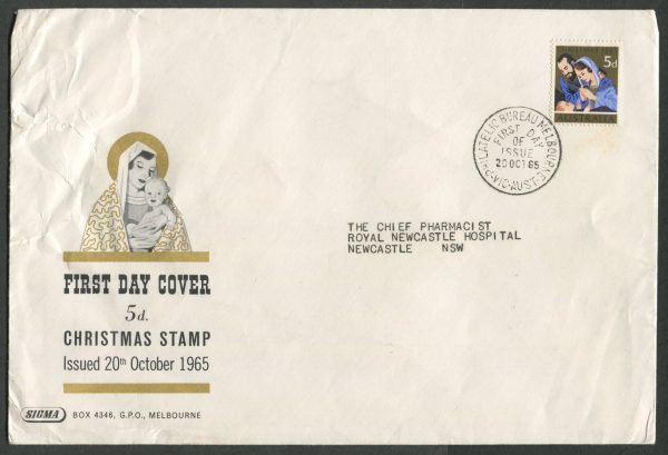 AUSTRALIA - 1965 'CHRISTMAS' Sigma First Day Cover [C3081]