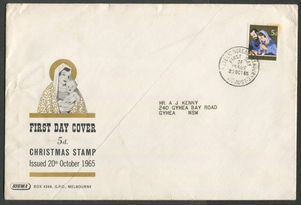 AUSTRALIA - 1965 'CHRISTMAS' Sigma First Day Cover [C3082]